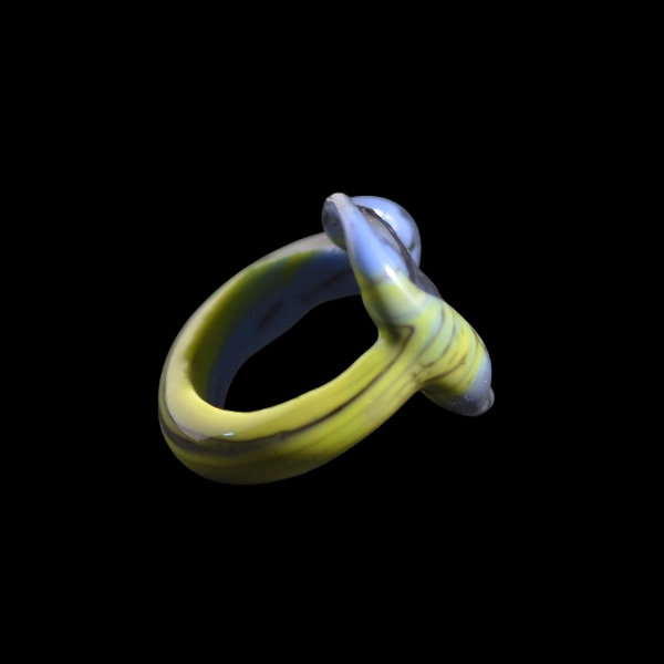 bague chouette grec