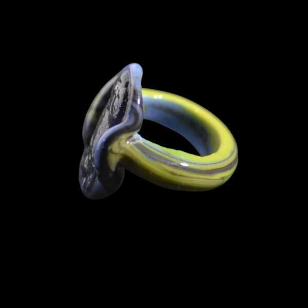 bague chouette grec