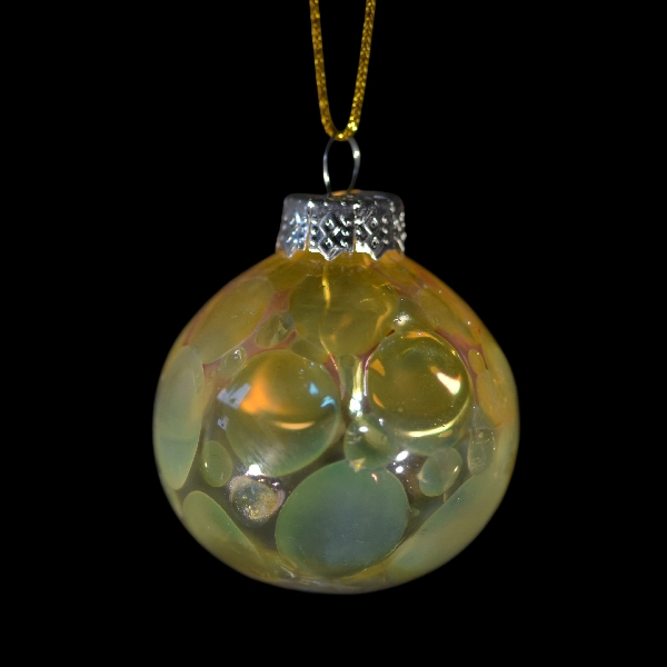 boules de Noël gold and silver