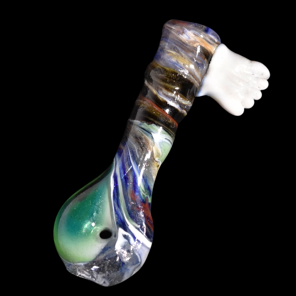 Pipe chillums en verre - modèle  clé3