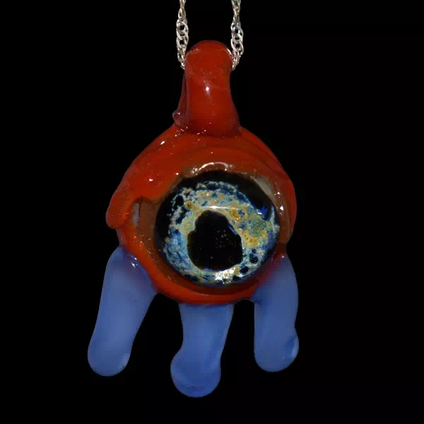 Pendentif en verre soufflé fait main - gram