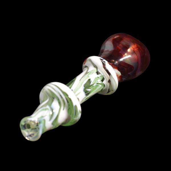 Pipe chillums en verre - modèle verd
