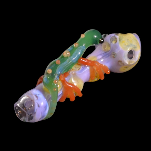 Pipe steamrollers en verre - modèle  salamandr 