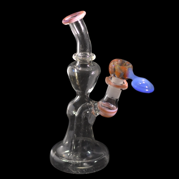 Bang en verre soufflé - modèle bonbon - Type bang droit