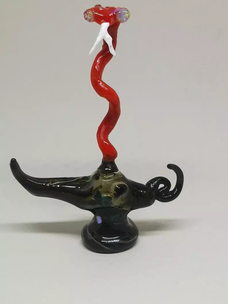 figurine en verre soufflé - modèle genius snake