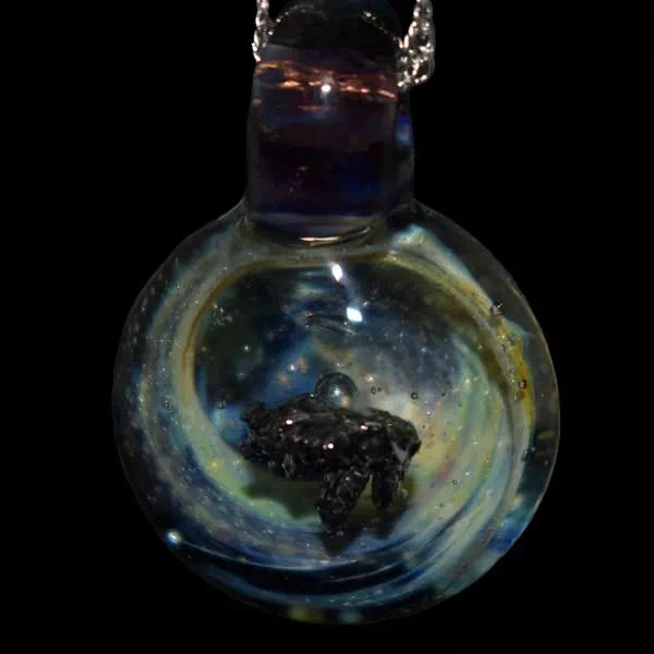Pendentif en verre soufflé fait main - smalvil