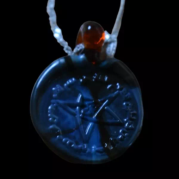 Pendentif en verre soufflé fait main - lovecraft star