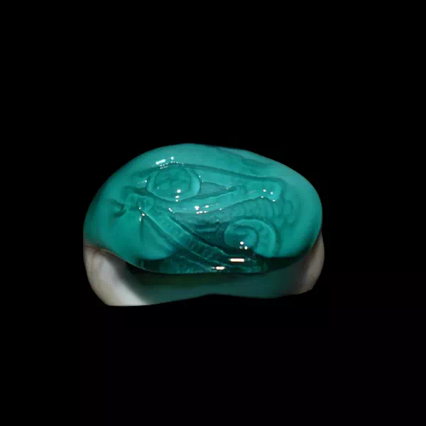 bague en verre soufflé de murano Oeil de Râ