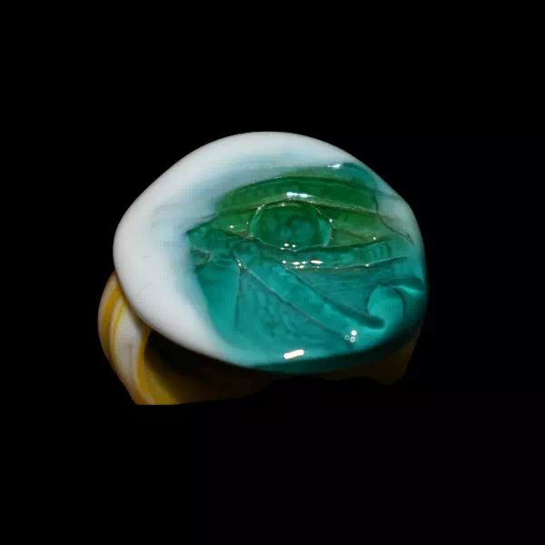 bague en verre soufflé de murano Égyptien Râ