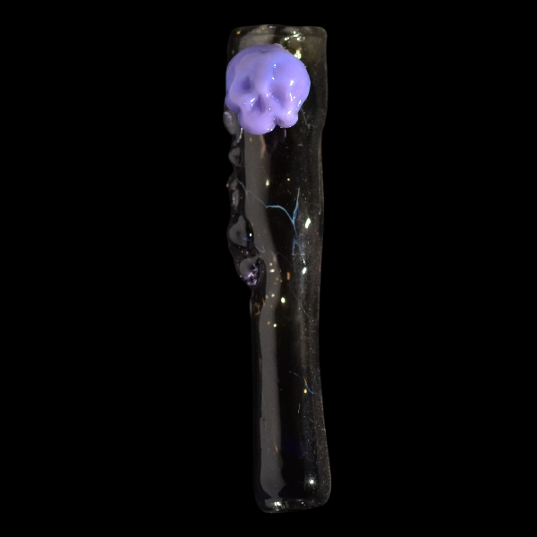 Pipe chillums en verre - modèle skull