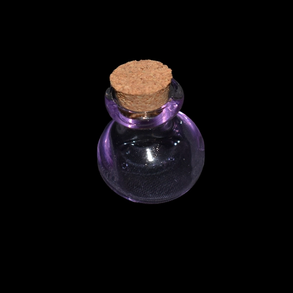 accessoire en verre boîte dab purple