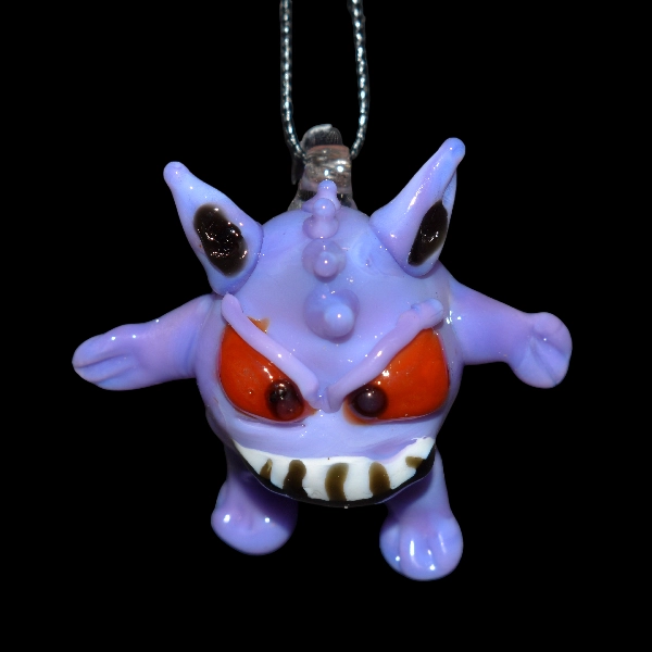 Pendentif en verre soufflé fait main - ectoplasma