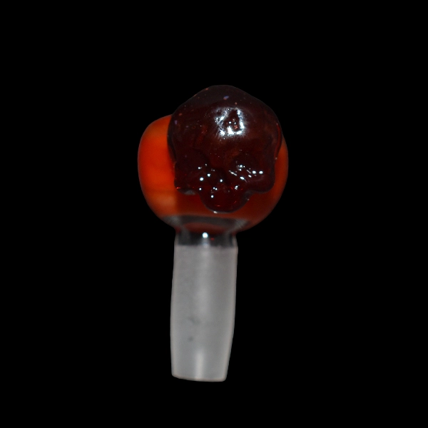 douille en verre red skull
