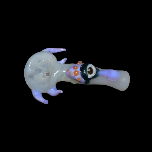 Pipe spoon en verre - modèle champis oeil