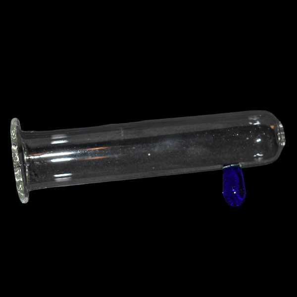 extracteur en verre bleu