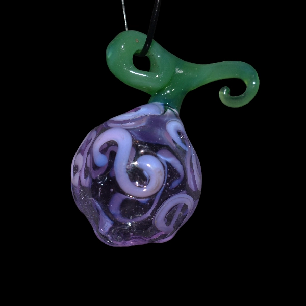 Pendentif en verre soufflé fait main - fruit du démon gomugomu 2