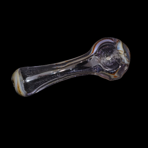 Pipe steamrollers en verre - modèle violet serpent