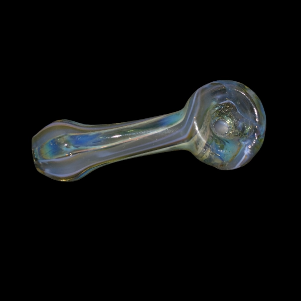 Pipe steamrollers en verre - modèle bleu ciel