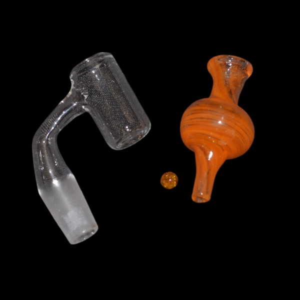 douille en verre kit dab orange
