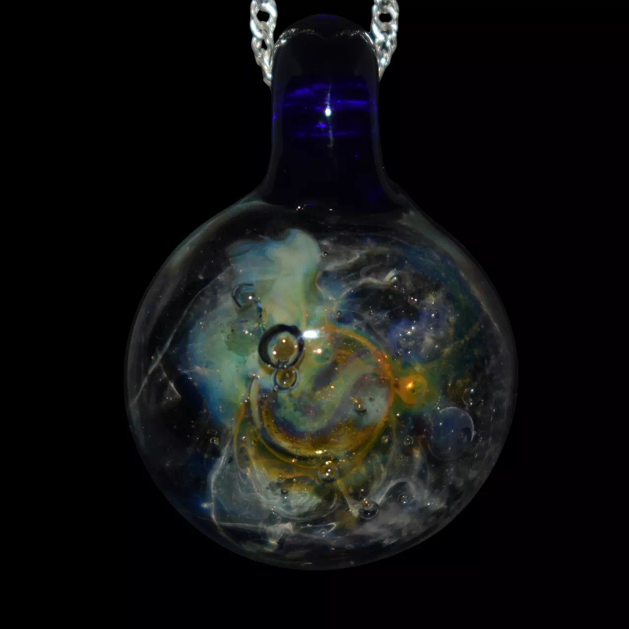 Pendentif en verre soufflé fait main - ond&or