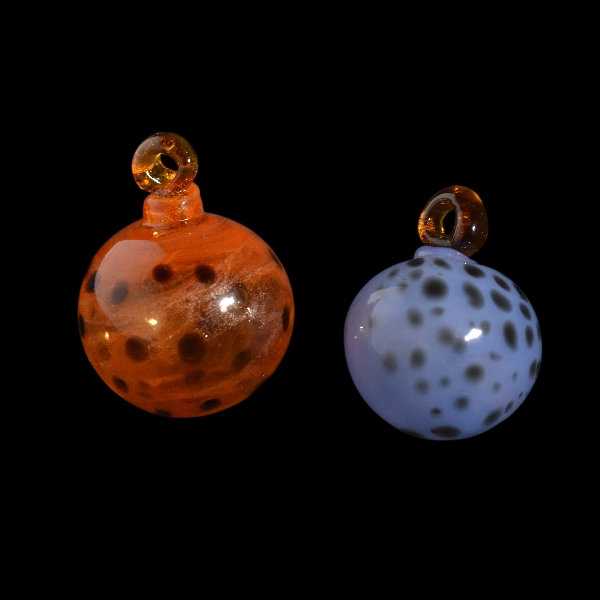 décoration en verre soufflé - modèle boules de Noël grenouille tropical