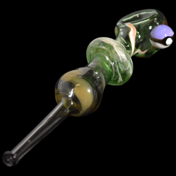 Pipe spoon en verre - modèle pokéball