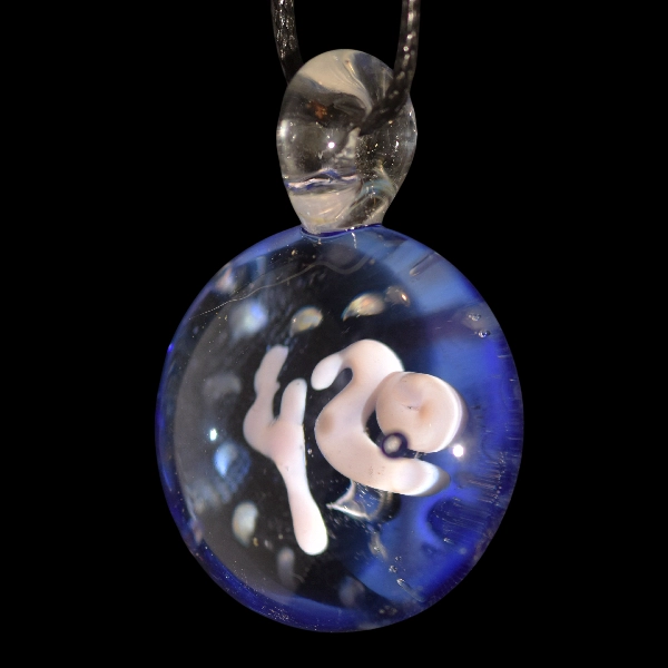 Pendentif en verre soufflé fait main - 420