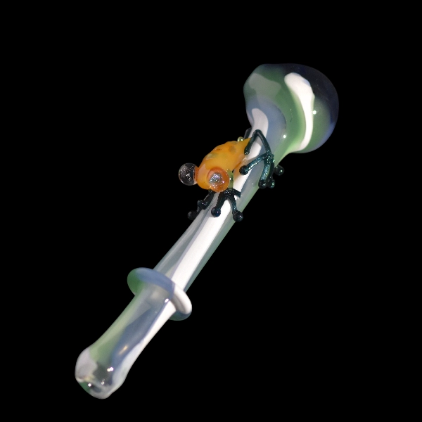 Pipe steamrollers en verre - modèle grenouille tropic