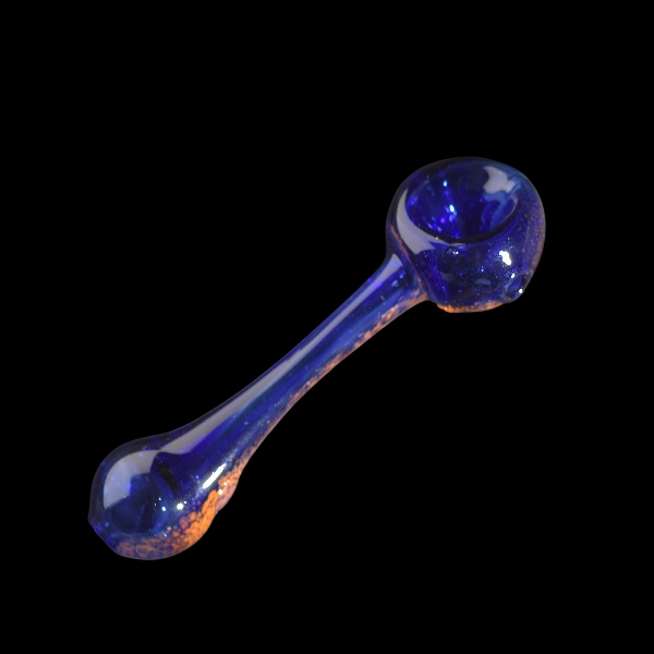 Pipe steamrollers en verre - modèle bleu mars