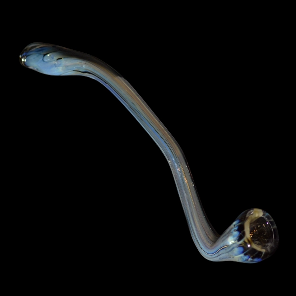 Pipe sherlock en verre - modèle noir venom