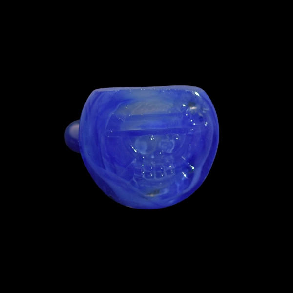 bague en verre soufflé de murano blue luffy