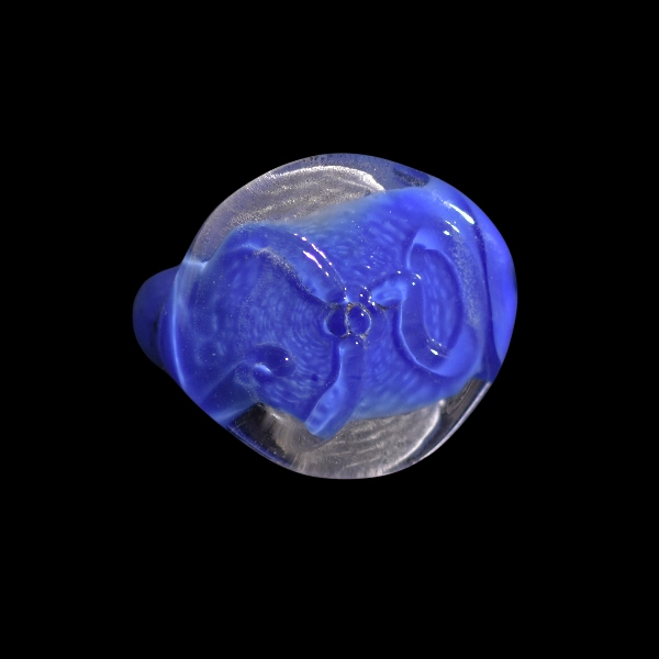 bague en verre soufflé de murano lovecraft sign