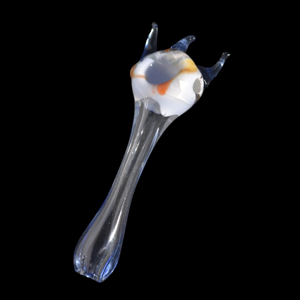 Pipe steamrollers en verre - modèle  White nightmare
