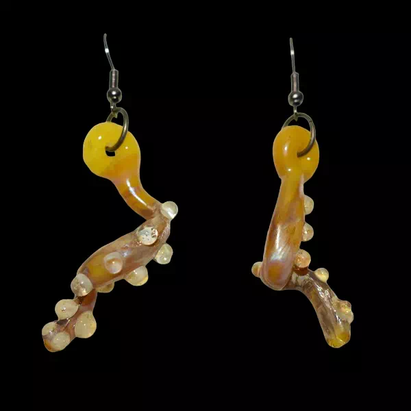 boucles d'oreilles Pieuvre w

