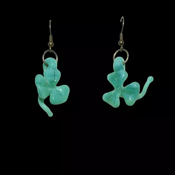 boucles d'oreilles trèfle o
