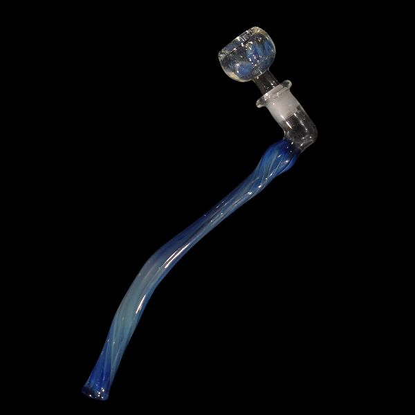 Pipe pipe sherlock en verre - modèle bleu zeus