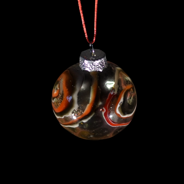 boules de Noël en verre - black sang