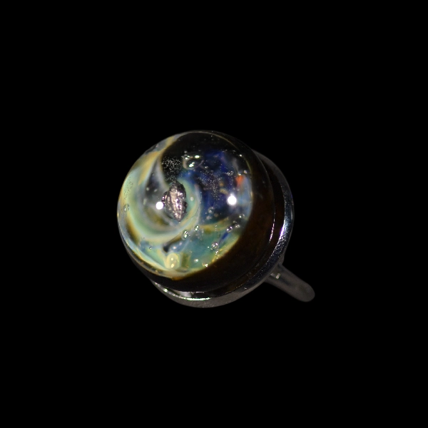 bague en verre galaxy 