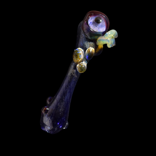 Pipe chillums en verre - modèle  oeil démon